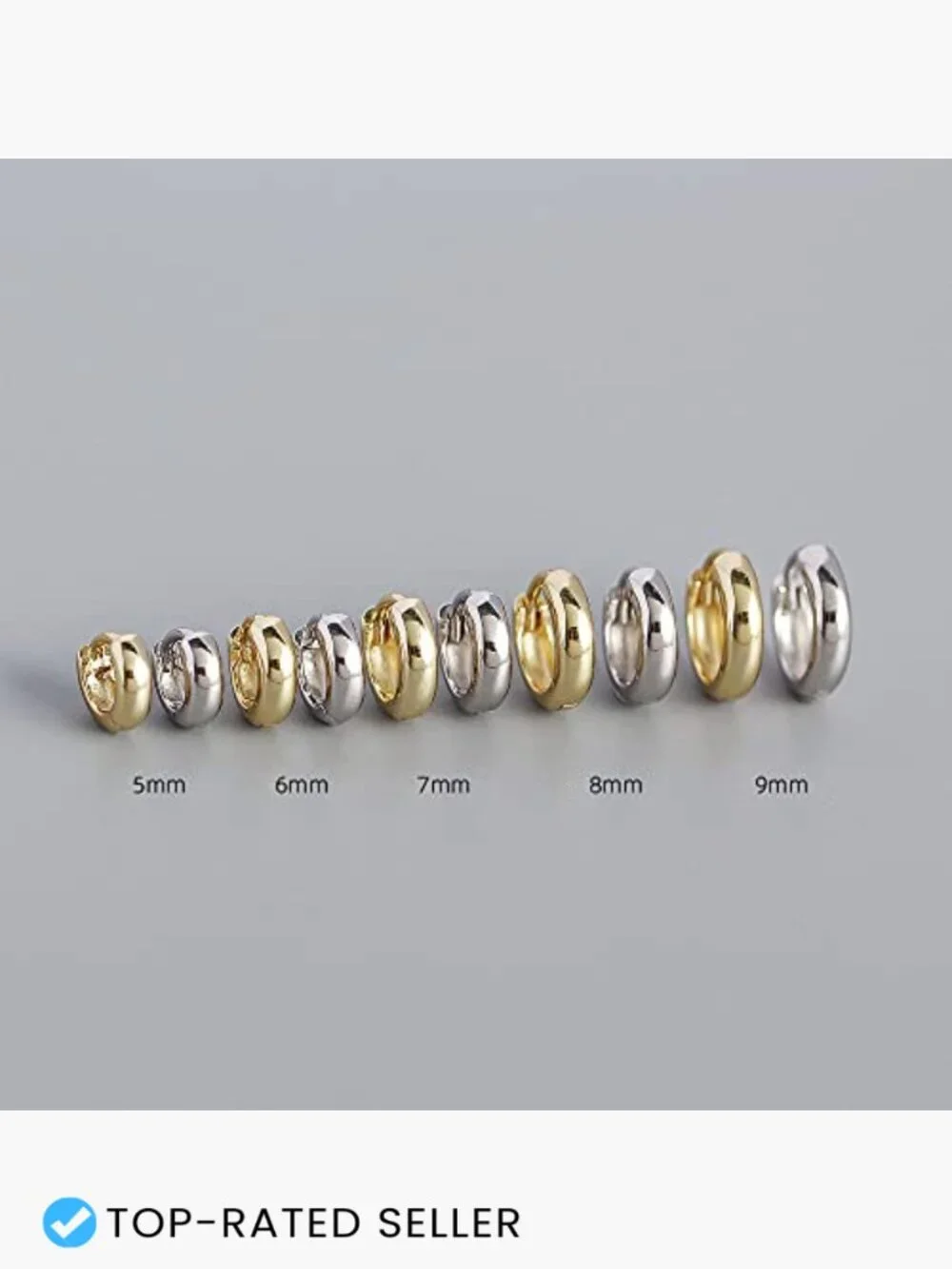 Thick Chunky Cuff Huggie Small Hoop Earrings Sleeper Helix Piercing